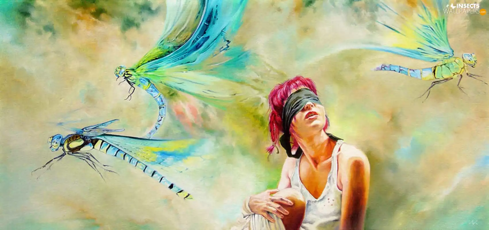 dragon-fly, Wlodzimierz Kuklinski, Women