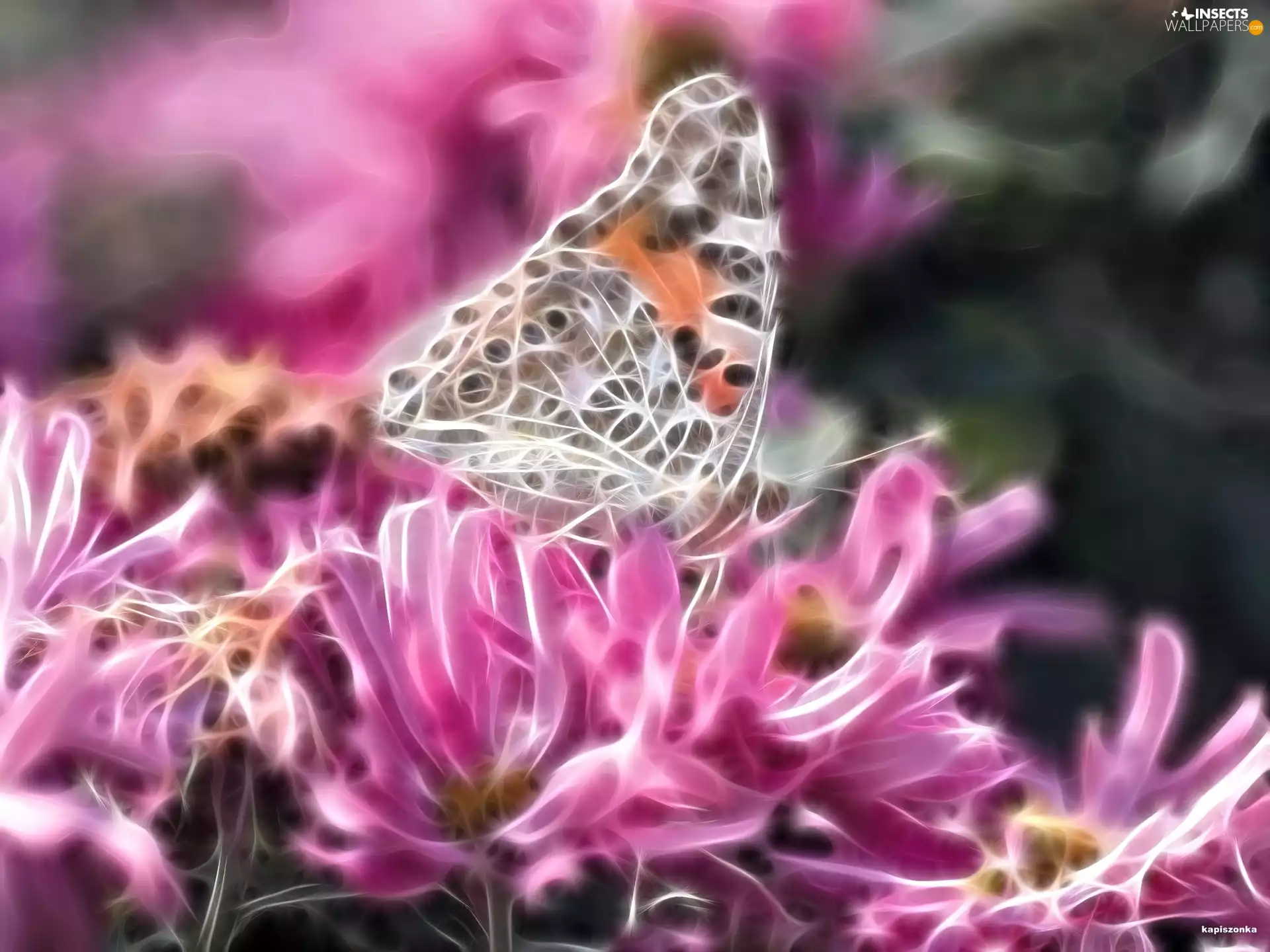 Fractalius, Flowers, butterfly