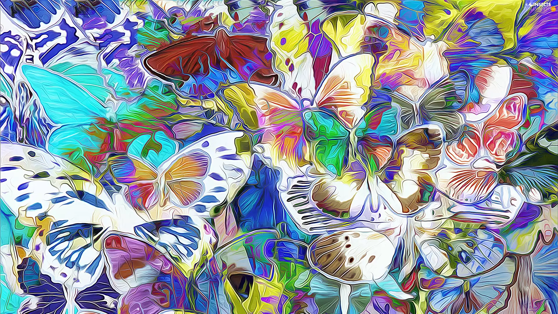 Fractalius, butterflies, graphics