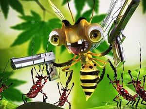 wasp, insects, Weapons